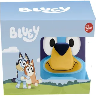 Stor Bluey 3D Tasse 0,385 l Blau
