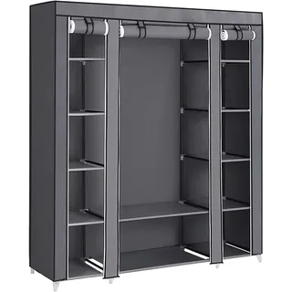 Songmics Stoffschrank, LSF03G grau 150,0 x 45,0 x 175,0 cm, 1 St.