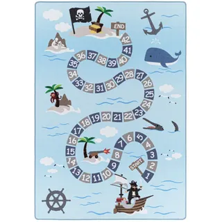 Ayyildiz Kinderteppich Play 2908 Blau 140 cm x 200 cm