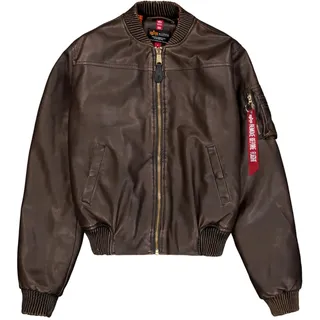 Alpha Industries MA-1 FL Vintage W Braun XS