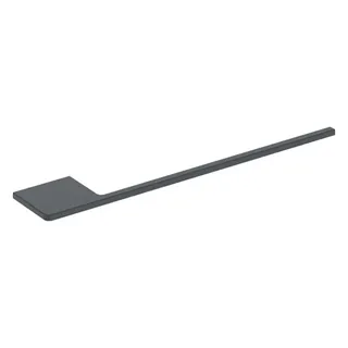 Geberit Handtuchhalter für Badezimmermöbel, Breite 40cm, 503.012.14.1, Farbe: schwarz matt / pulverbeschichtet matt