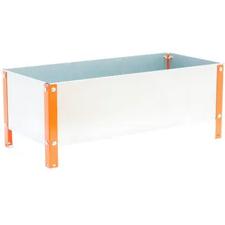 Simon Garden Urban 150l Blumenkasten 410x1200x400 Mm - Orange / Galva - One Size