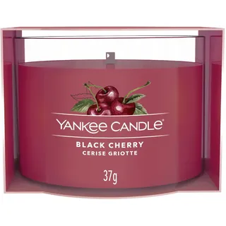 Yankee Candle BLACK CHERRY Votivkerze 37 g rot