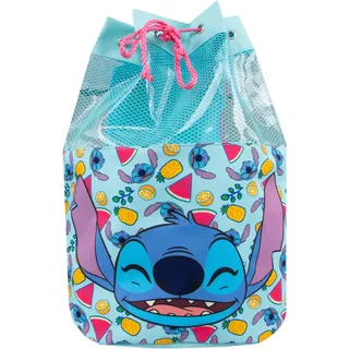 Disney Lilo Und Stitch Badetasche | Schwimmrucksack Kinder | Schwimmtasche Kinder | Blau Einheitsgröße