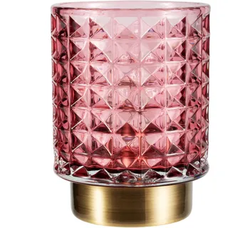 Pauleen Tischleuchte Cute Glamour E14 2700K 15lm 0,4W Rosa#Messing 48132