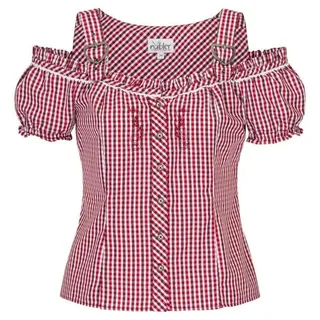 Nübler Dirndlbluse »Miederbluse Herta«, rot