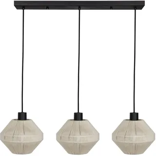 EGLO Midsumer 3-flg. 22 cm rund schwarz/creme