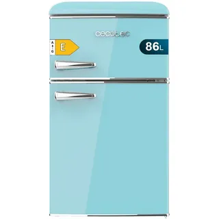 Cecotec Bolero CoolMarket 2D Origin 86 Mini Retro-Kühlschrank 86 l 893 mm hoch Blau