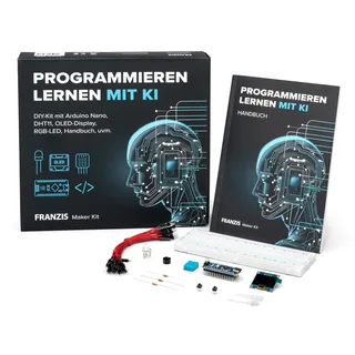 Franzis 67236 - Mach's einfach - Maker Kit Programmieren Lernen mit KI