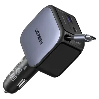 UGREEN EC602 60W Kfz Ladegerät 1x USB-A 1x USB-C grau