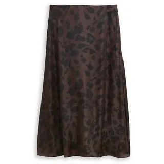 Tom Tailor Bleistiftrock Damen Animalprint Braun 38