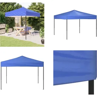 vidaXL Partyzelt Faltbar Blau 3x3 m - Partyzelt - Partyzelte - Pavillon - Pavillon - Blau