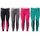 Reitleggings Ella 128 Türkis/Schwarz