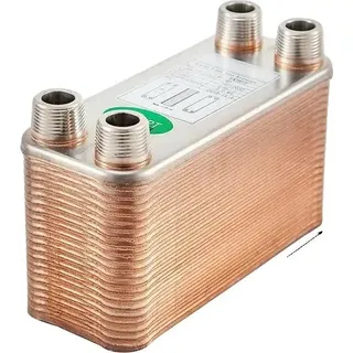 Wärmetauscher, Edelstahl, Hausbrauen, 40 Teller - Silber