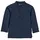 langarm uni UV-Schutz 50 Schwimmshirt Unisex Beachwear schnelltrocknend Kinder Rashguard mit Reißverschluss Kinnschutz marine Größe 116