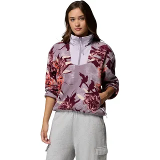 Columbia Sequoia Grove Printed Hoodie Shale Purple Blossoming S
