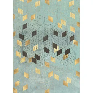 KOMAR Fototapete Plaqué Or 200 x 280 cm