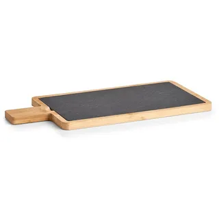 Zeller Schneide-/Servierbrett Bambus 1 40 x 19 x 1,5 cm Schiefer