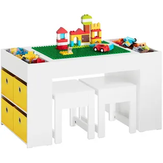 SoBuy Kindersitzgruppe Weiß , Holzwerkstoff , 87x50x50 cm , Babymöbel & Kindermöbel, Kinderzimmer & Jugendzimmer, Kindersitzgruppe