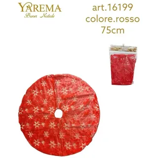 X Weihnachtsbaum Teppich Rock Verkleidung Teilbaum Weihnachten Rot Gold Mit 75cm