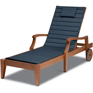 Classic Accessories Storigami 60-530-015501-EC Chaiselongue-Kissen, wasserabweisend, 182 x 53 cm, Indigo, 182,9 cm L x 53,3 cm B