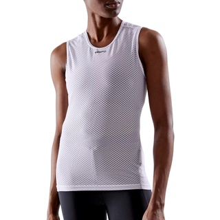 Craft Stay Cool Mesh Superlight | Sleeveless Top | Sport Unterhemd Ärmellos für Damen | Sporttop Damen (Gr. XS-XXL), Weiß