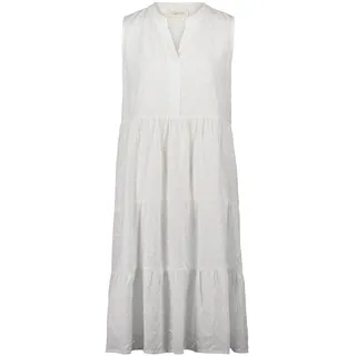 Spitzenkleid CARTOON "Spitzenkleid mit Lochmuster", Damen, Gr. 40, EURO, weiß, Obermaterial: 100% Baumwolle CO., Kleider Spitzenkleid
