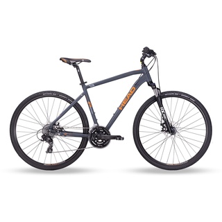 HEAD Unisex – Erwachsene I-Peak 1.0 Crossbike, matt grau/orange, 50