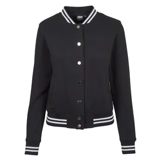 URBAN CLASSICS 2-Tone Collegejacke Schwarz/Weiß L