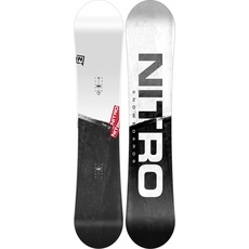 Nitro Herren Prime Raw 22 All Mountain Beginner Wide Board für große Füße Snowboard, Multicolour, 156