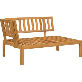 vidaXL Garten-Ecksofa aus Paletten Massivholz Akazie - Braun