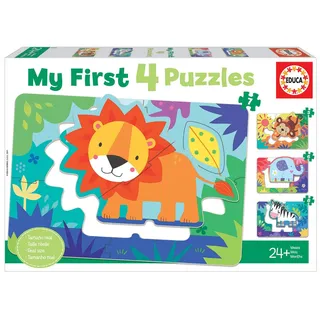 Educa Dschungeltiere Meine ersten Puzzles (4 Teile