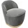 Cocktailsessel STELLA Samt 67 x 70 x 70 cm Grau
