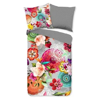 Duvet cover HIP 155x220 + 1* 80x80 cm - Mandals and flowers - Bunt