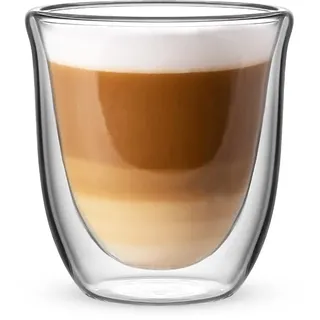 Bialetti Cappuccino Becher Firenze 0,2 l Transparent 2 St.