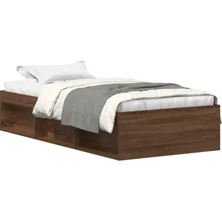 vidaXL Bettgestell Braun Eichen-Optik 140x200 cm - Braun