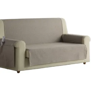 Zebra Textil Sofa, Natur