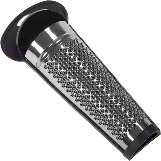 Städter Muskat-Reibe, mit Vorratsfach, Muskatreibe, Gewürzreibe, Ingwerreibe, Edelstahl, 14.5 cm, 709010 - Silber