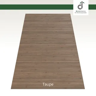 Bambusteppich MASSIVE, 17mm gehärtete Stege, teppich ohne Bordüre, Bambusmatte