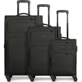 SMARTBOX Edition 04 Trolley Set Exp. 3-teilig Black schwarz 56cm - Schwarz