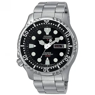 Citizen Promaster Diver NY0040-50E - Herren-Armbanduhr 200 m Automatik, Schwarz/Mehrfarbig, Armband