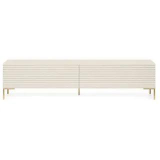 Selsey - lammelo - TV-Möbel - 140 cm - graubeige