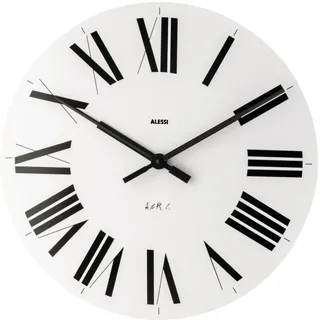 Alessi 12 W Firenze, Wanduhr aus ABS, weiß