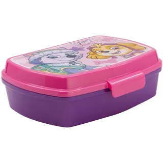 Stor Rechteckige Brotdose | Paw Patrol Girl Sketch Essence Kind Lunchbox Pink Cartoon 17x14x5.6 cm 2.5L BPA-frei