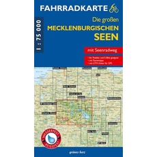 Fahrradkarte Die großen Mecklenburgischen Seen 1:75 000
