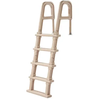 Vevor Sicherheitsleiter Taupe 5 Stufen 122–137 cm