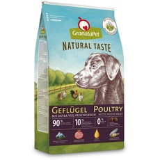 Bild von Natural Taste Geflügel, Trockenfutter für Hunde, Hundefutter ohne Getreide & ohne Zuckerzusätze, Alleinfuttermittel für ausgewachsene Hunde, 4 kg