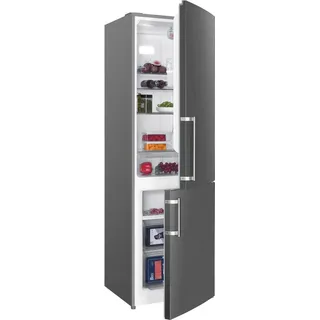 Hanseatic HKGK17955CNF Kühl-Gefrierkombination (253 l, 1810 mm hoch, Silber)