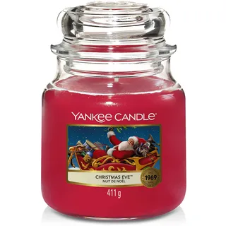 Yankee Candle Christmas Eve Duftkerze 411 g rot