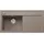 Zenar XL 6 S links Einbau von Oben Silgranit tartufo Drehknopfventil 1000 x 510 mm
